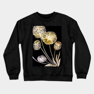 BLACK GOLD GERBERA Crewneck Sweatshirt